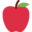 red apple